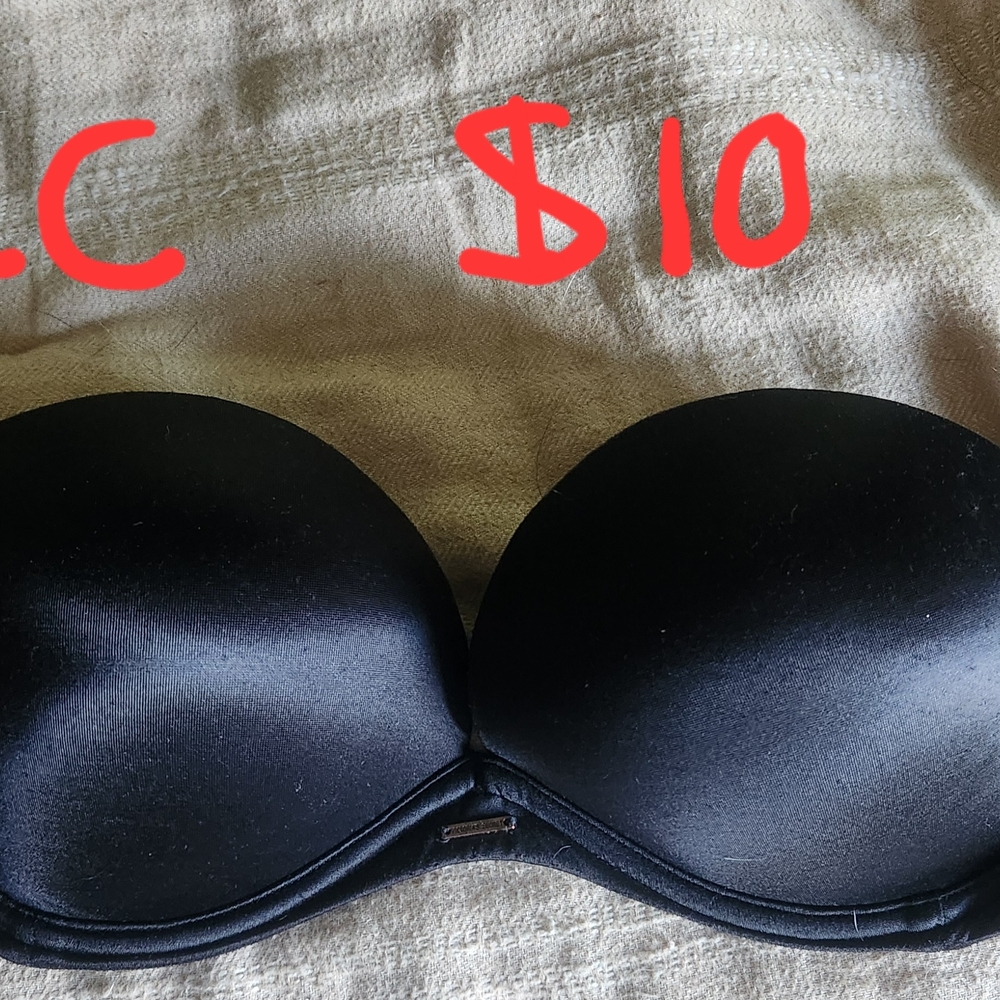 Victoria's Secret Black Strapless Bra